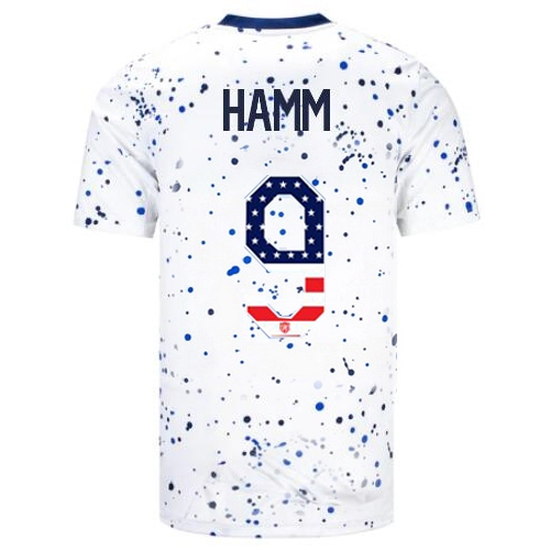 USA Mia Hamm 2023 White Men's Soccer Jersey Independence Day