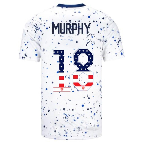 USA Casey Murphy 2023 White Men's Soccer Jersey Independence Day