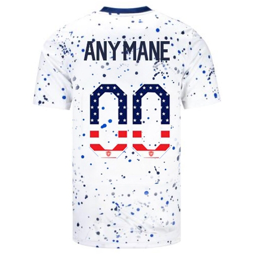 USA Customized 2023 White Men's Soccer Jersey Independence Day