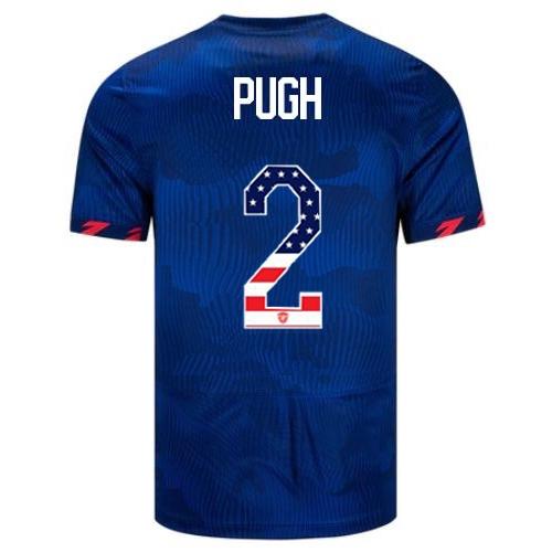 USA Mallory Pugh 2023 Blue Men's Soccer Jersey Independence Day