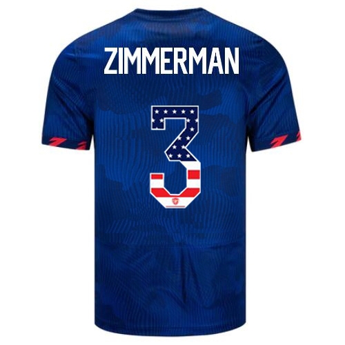 USA Walker Zimmerman 2023 Blue Men's Soccer Jersey Independence Day