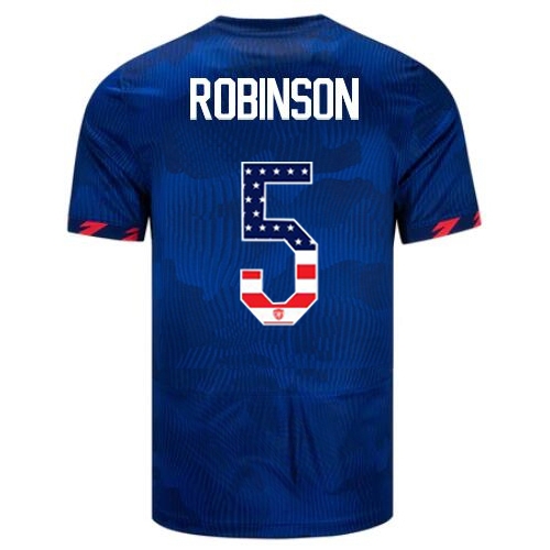 USA Antonee Robinson 2023 Blue Men's Soccer Jersey Independence Day