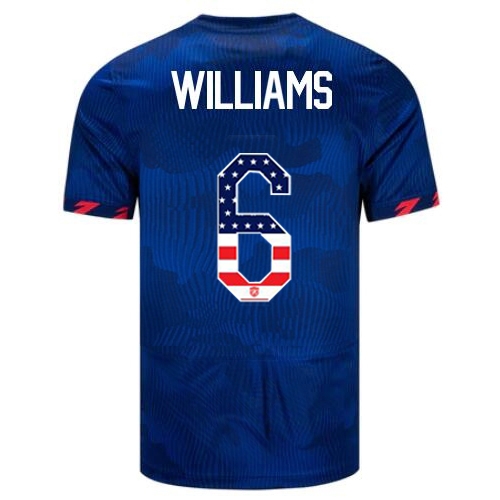 USA Lynn Williams 2023 Blue Men's Soccer Jersey Independence Day