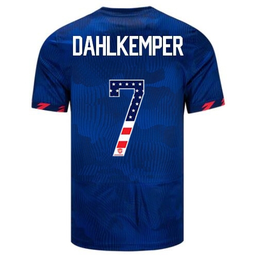 USA Abby Dahlkemper 2023 Blue Men's Soccer Jersey Independence Day