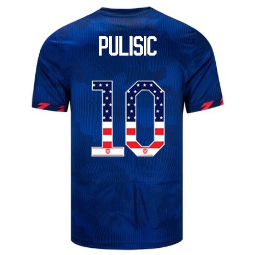 USA Christian Pulisic 2023 Blue Men's Soccer Jersey Independence Day