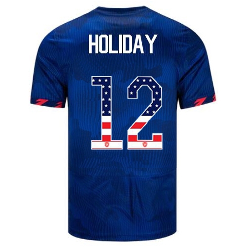 USA Lauren Holiday 2023 Blue Men's Soccer Jersey Independence Day