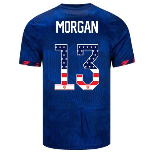 USA Alex Morgan 2023 Blue Men's Soccer Jersey Independence Day