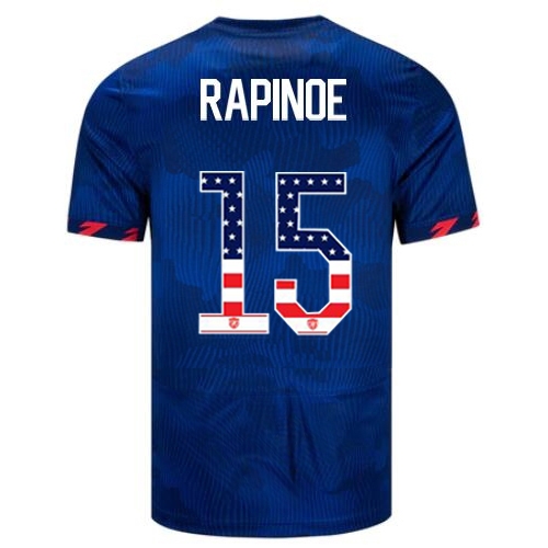 USA Megan Rapinoe 2023 Blue Men's Soccer Jersey Independence Day