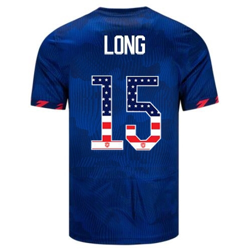 USA Aaron Long 2023 Blue Men's Soccer Jersey Independence Day