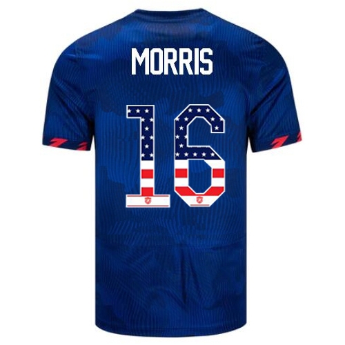 USA Jordan Morris 2023 Blue Men's Soccer Jersey Independence Day