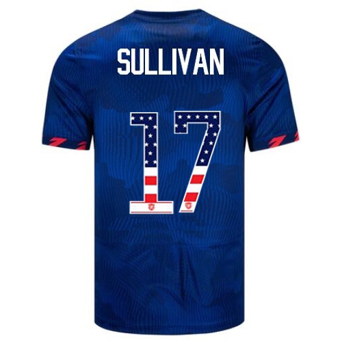 USA Andi Sullivan 2023 Blue Men's Soccer Jersey Independence Day