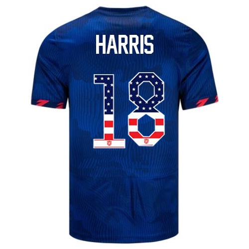 USA Ashlyn Harris 2023 Blue Men's Soccer Jersey Independence Day