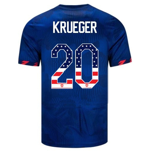 USA Casey Krueger 2023 Blue Men's Soccer Jersey Independence Day