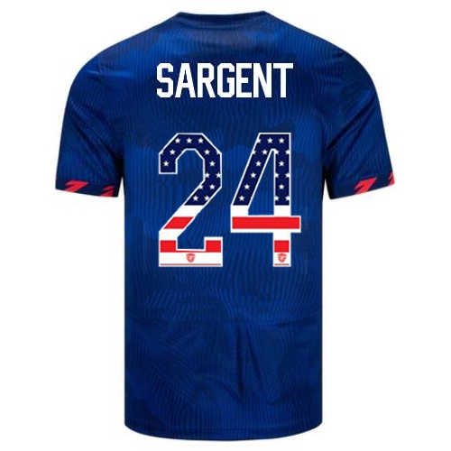 USA Josh Sargent 2023 Blue Men's Soccer Jersey Independence Day