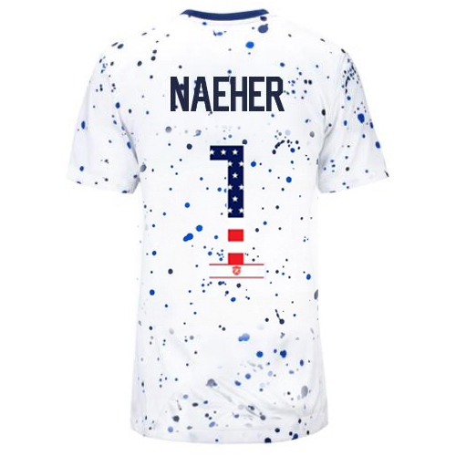 USA Alyssa Naeher 2023 White Women's Soccer Jersey Independence Day