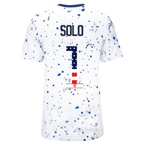 USA Hope Solo 2023 White Women's Soccer Jersey Independence Day