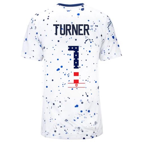 USA Matt Turner 2023 White Women's Soccer Jersey Independence Day