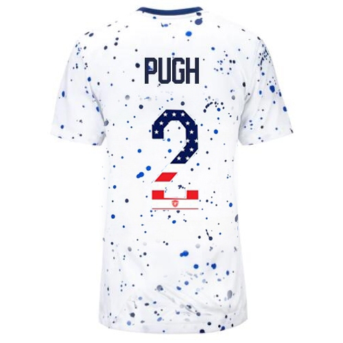 USA Mallory Pugh 2023 White Women's Soccer Jersey Independence Day