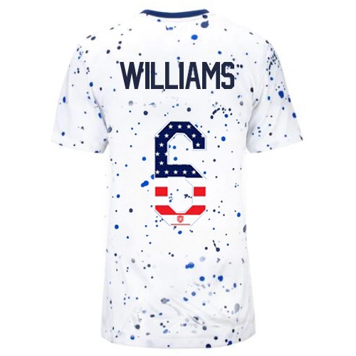 USA Lynn Williams 2023 White Women's Soccer Jersey Independence Day