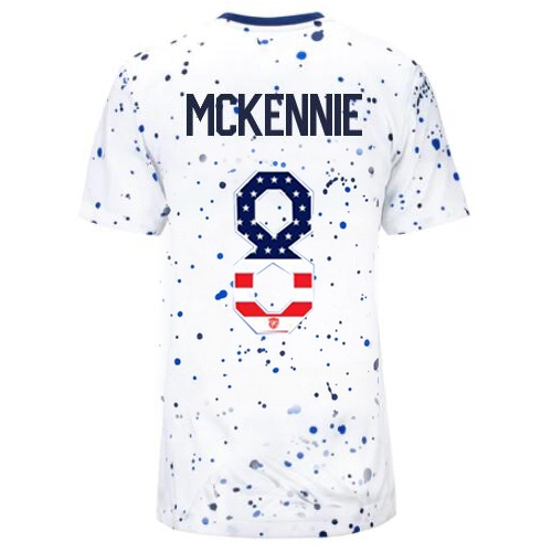 USA Weston McKennie 2023 White Women's Soccer Jersey Independence Day