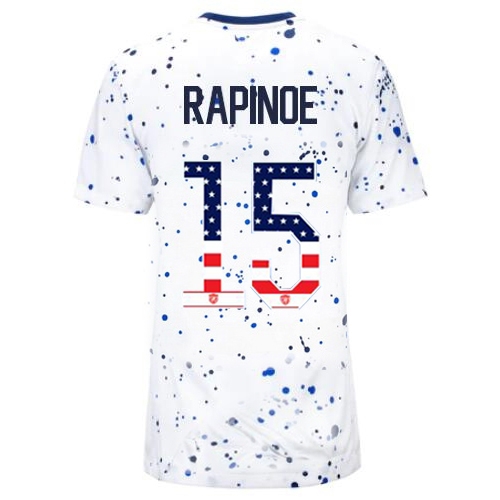 USA Megan Rapinoe 2023 White Women's Soccer Jersey Independence Day