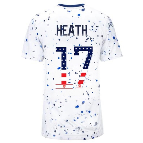 USA Tobin Heath 2023 White Women's Soccer Jersey Independence Day