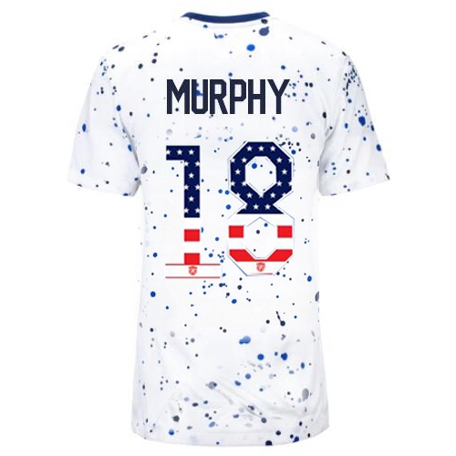 USA Casey Murphy 2023 White Women's Soccer Jersey Independence Day