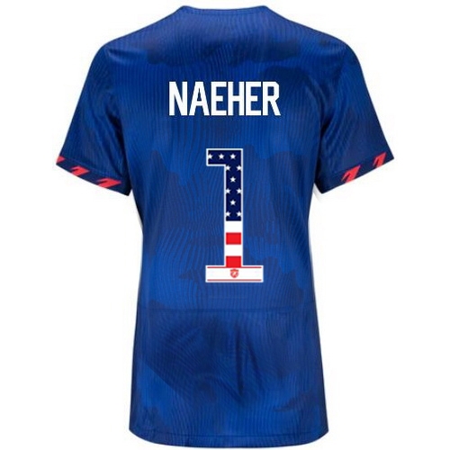 USA Alyssa Naeher 2023 Blue Women's Soccer Jersey Independence Day