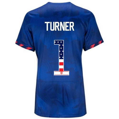 USA Matt Turner 2023 Blue Women's Soccer Jersey Independence Day