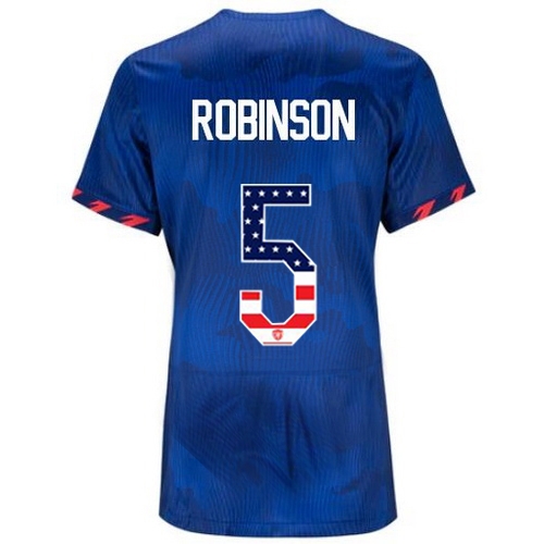 USA Antonee Robinson 2023 Blue Women's Soccer Jersey Independence Day