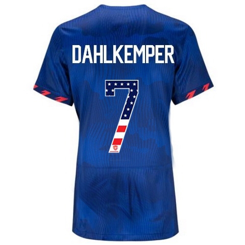 USA Abby Dahlkemper 2023 Blue Women's Soccer Jersey Independence Day