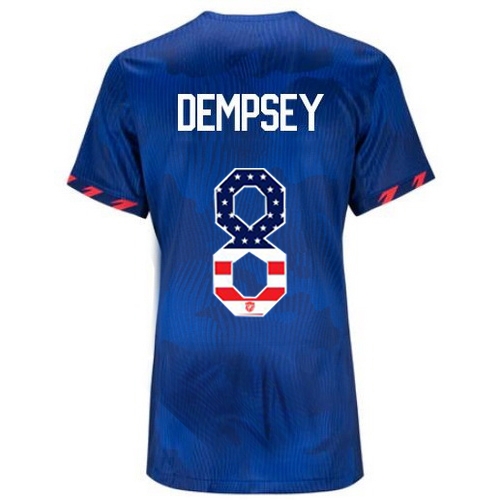 USA Clint Dempsey 2023 Blue Women's Soccer Jersey Independence Day