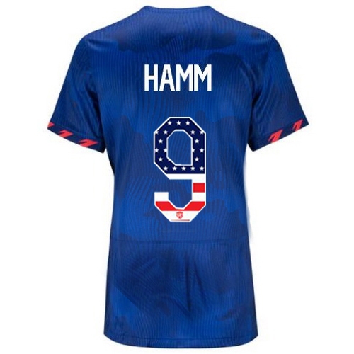 USA Mia Hamm 2023 Blue Women's Soccer Jersey Independence Day