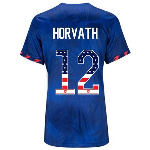 USA Ethan Horvath 2023 Blue Women's Soccer Jersey Independence Day