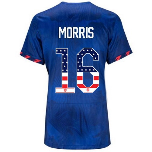 USA Jordan Morris 2023 Blue Women's Soccer Jersey Independence Day