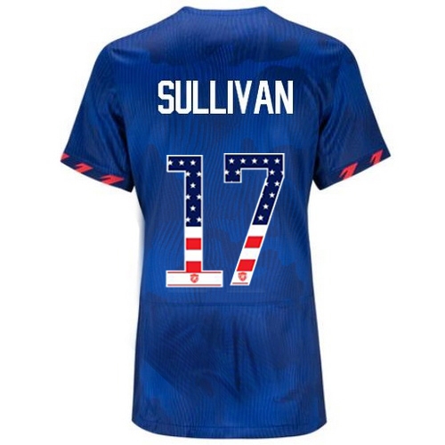 USA Andi Sullivan 2023 Blue Women's Soccer Jersey Independence Day