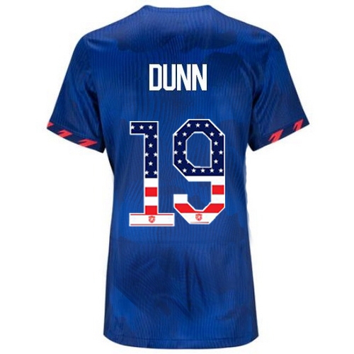 USA Crystal Dunn 2023 Blue Women's Soccer Jersey Independence Day