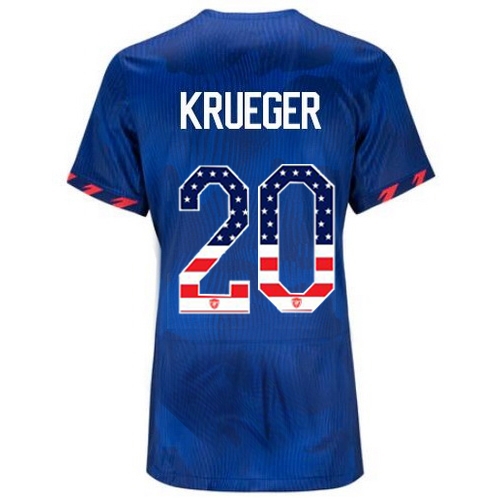 USA Casey Krueger 2023 Blue Women's Soccer Jersey Independence Day