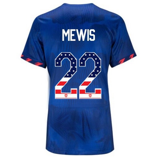 USA Kristie Mewis 2023 Blue Women's Soccer Jersey Independence Day