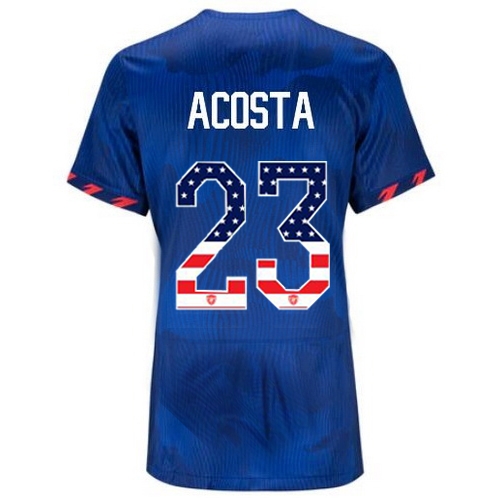 USA Kellyn Acosta 2023 Blue Women's Soccer Jersey Independence Day