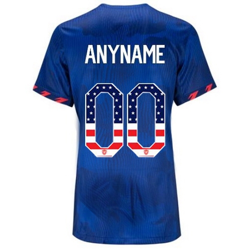 USA Customized 2023 Blue Women's Soccer Jersey Independence Day