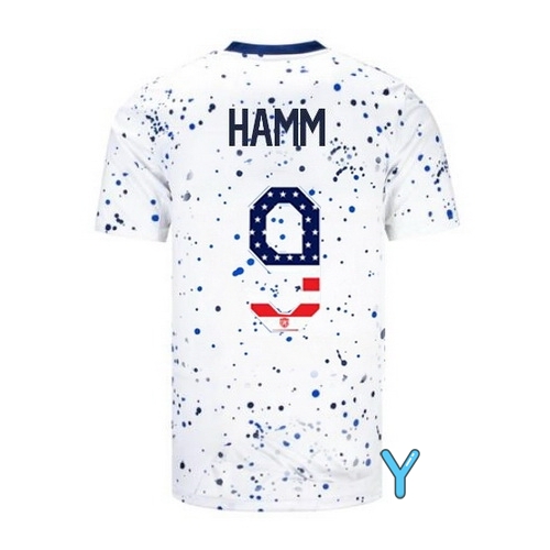 USA Mia Hamm 2023 White Youth Soccer Jersey Independence Day