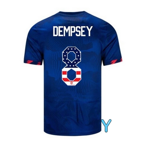 USA Clint Dempsey 2023 Blue Youth Soccer Jersey Independence Day