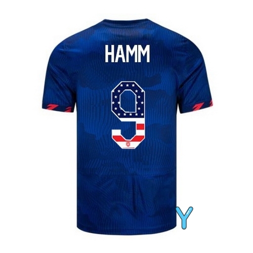 USA Mia Hamm 2023 Blue Youth Soccer Jersey Independence Day