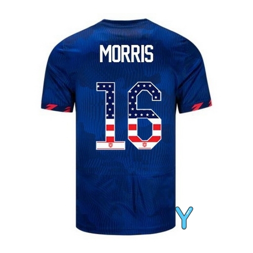 USA Jordan Morris 2023 Blue Youth Soccer Jersey Independence Day