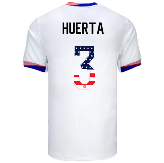 Sofia Huerta 2024 USA White Men's Independence Day Jersey