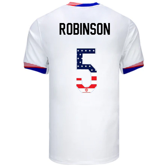 Antonee Robinson 2024 USA White Men's Independence Day Jersey