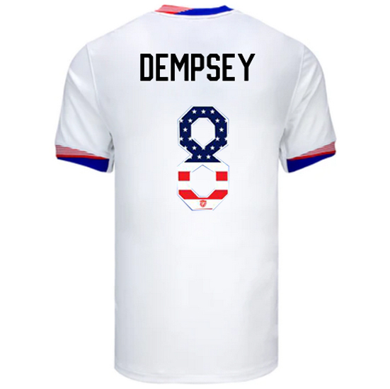 Clint Dempsey 2024 USA White Men's Independence Day Jersey