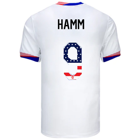 Mia Hamm 2024 USA White Men's Independence Day Jersey