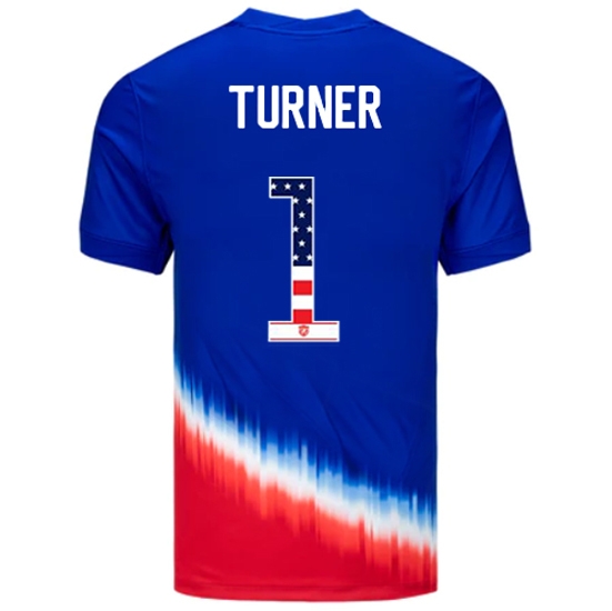 Matt Turner 2024 USA Blue/Red Men's Jersey Independence Day